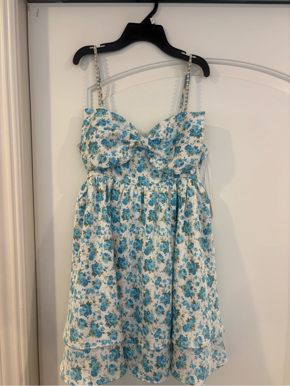 NWT Altar’d State Stassy Floral Bow Mini Dress Size Medium - original price $158